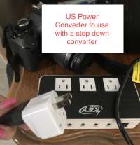 Power Converters for Travel with step-down US